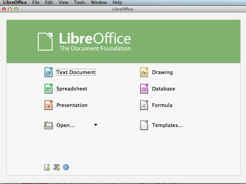 LibreOffice screen shot
